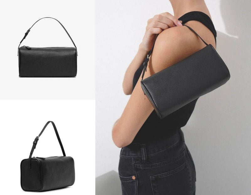 ✨ 미니멀 90s 튜브백 (소가죽·양가죽)