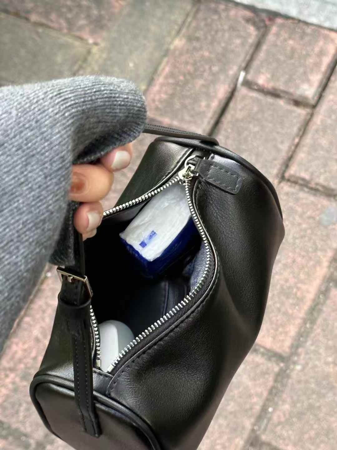 ✨ 미니멀 90s 튜브백 (소가죽·양가죽)