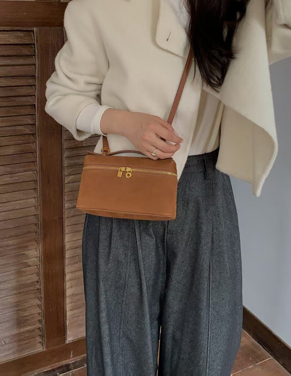 ✨ LP 누벅 미니백 (소가죽)