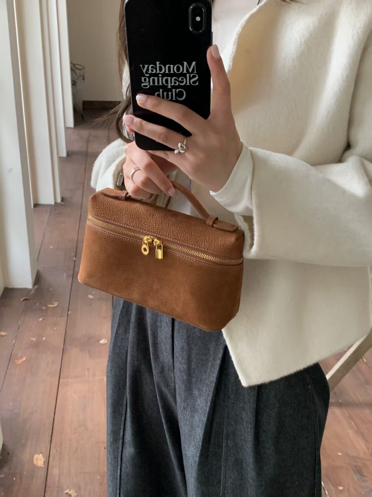 ✨ LP 누벅 미니백 (소가죽)