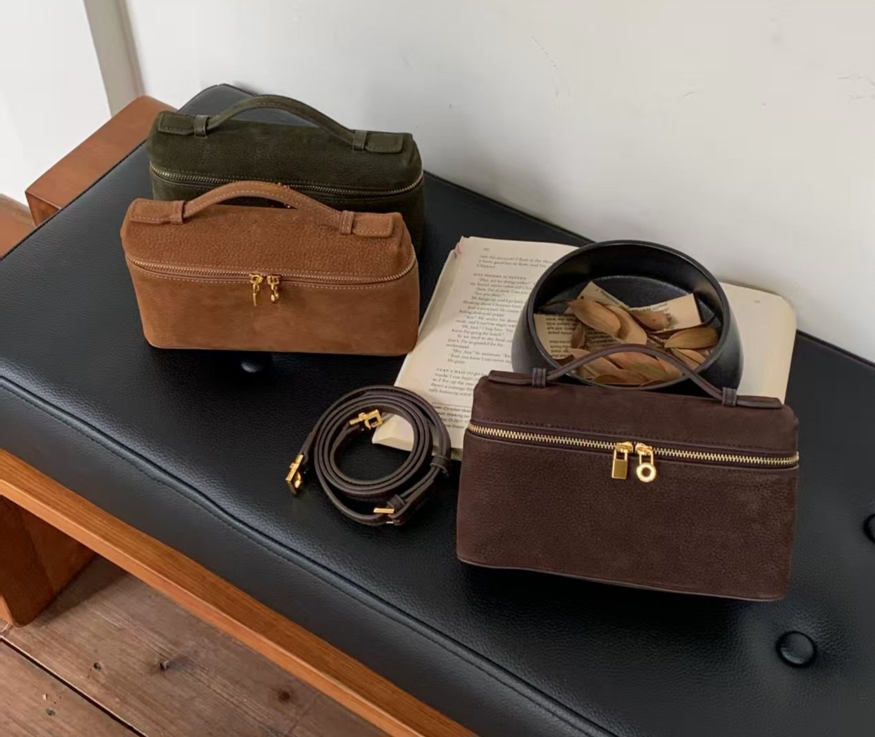 ✨ LP 누벅 미니백 (소가죽)