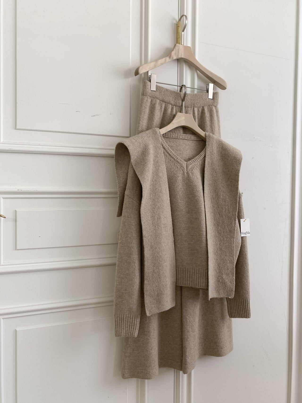 3pcs 머플러세트 울소재 디테일(다솜)