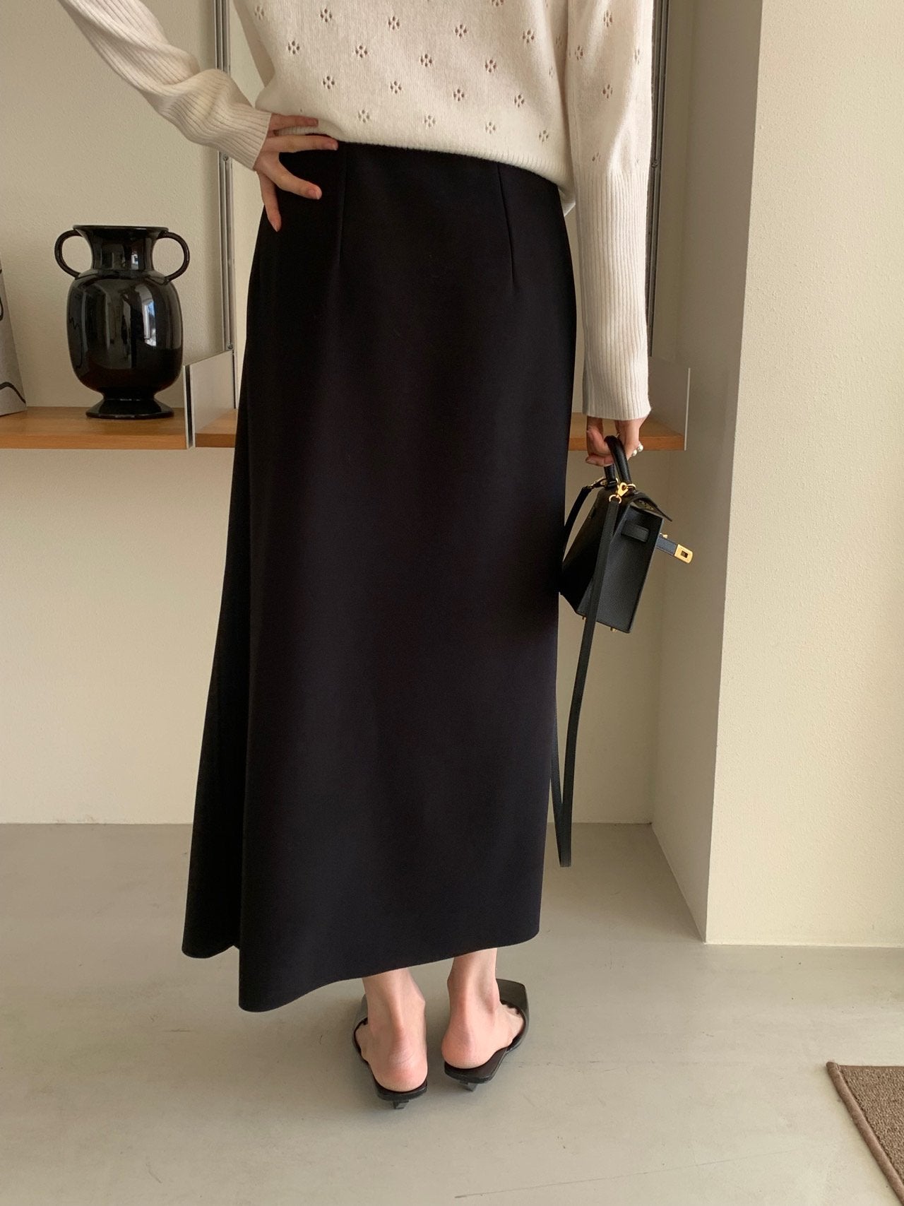 26ss로우게이지 재키 스판스커트