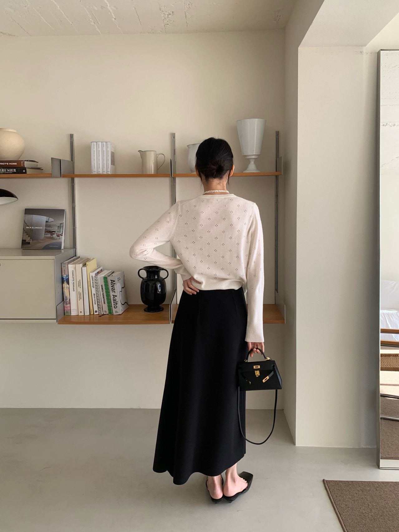 26ss로우게이지 재키 스판스커트