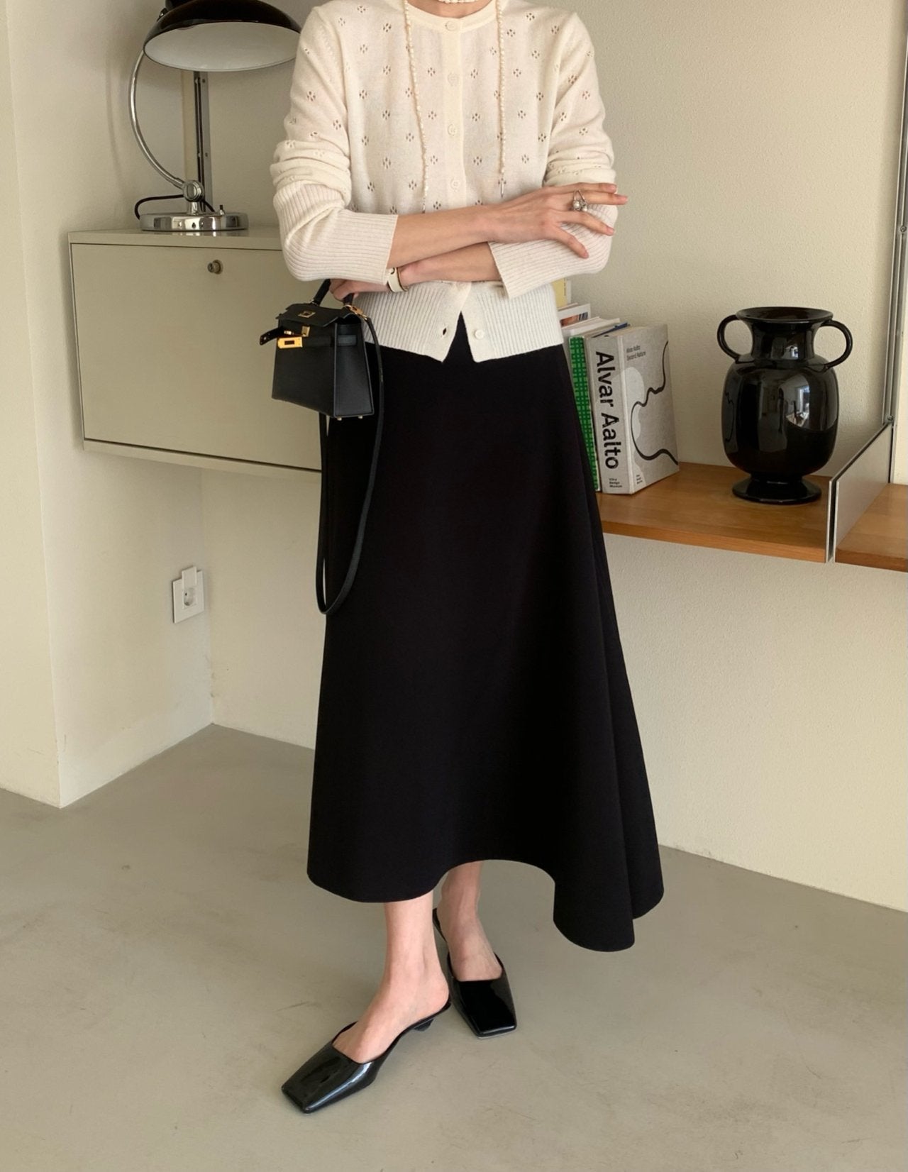 26ss로우게이지 재키 스판스커트