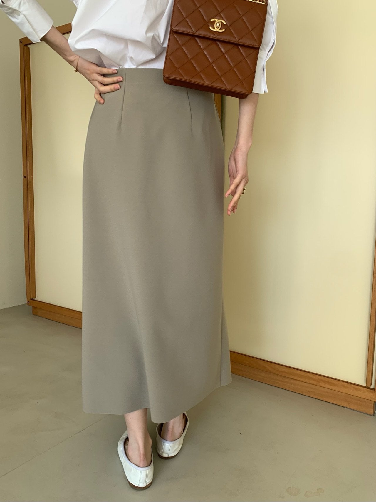 26ss로우게이지 재키 스판스커트