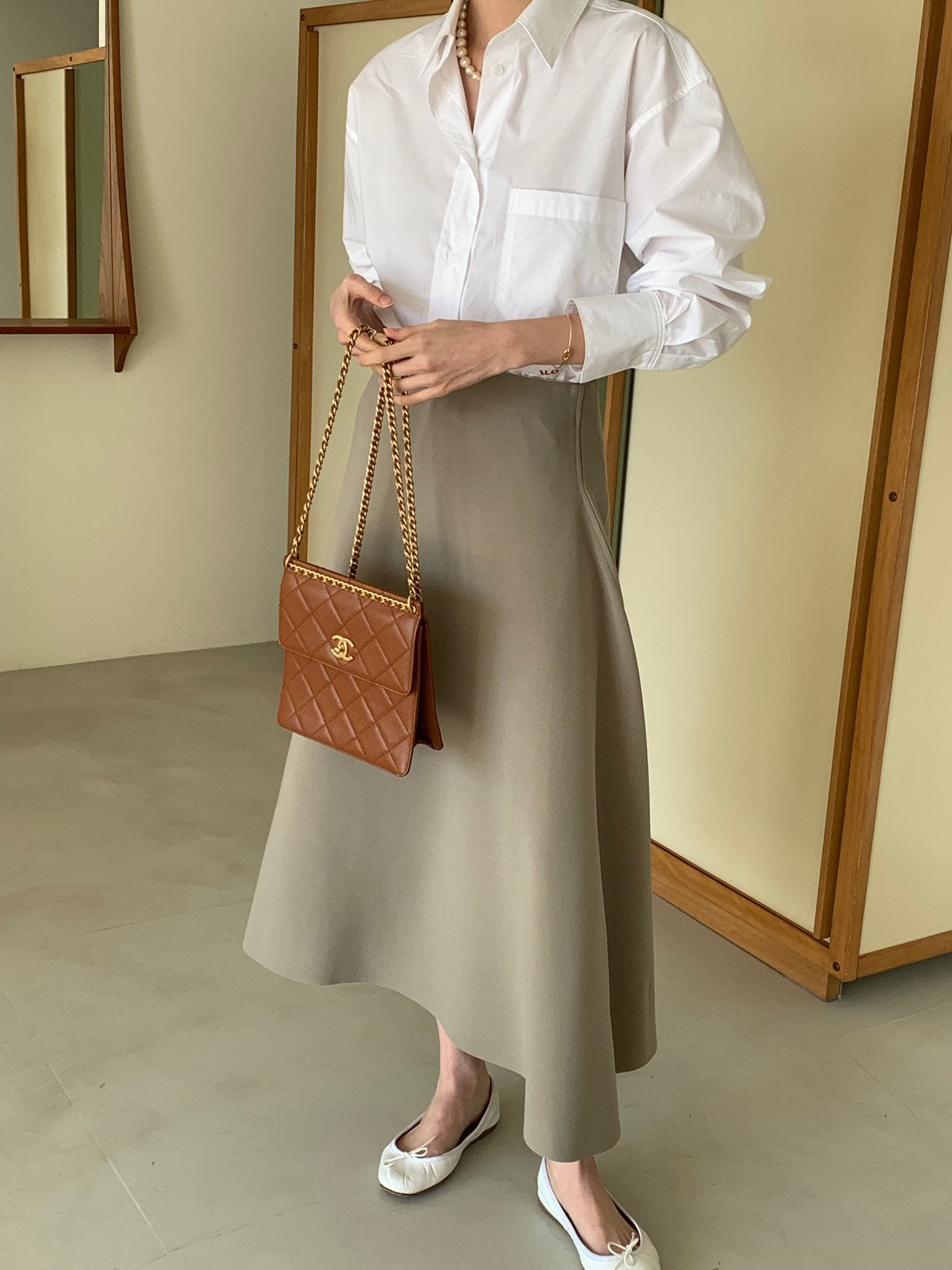 26ss로우게이지 재키 스판스커트