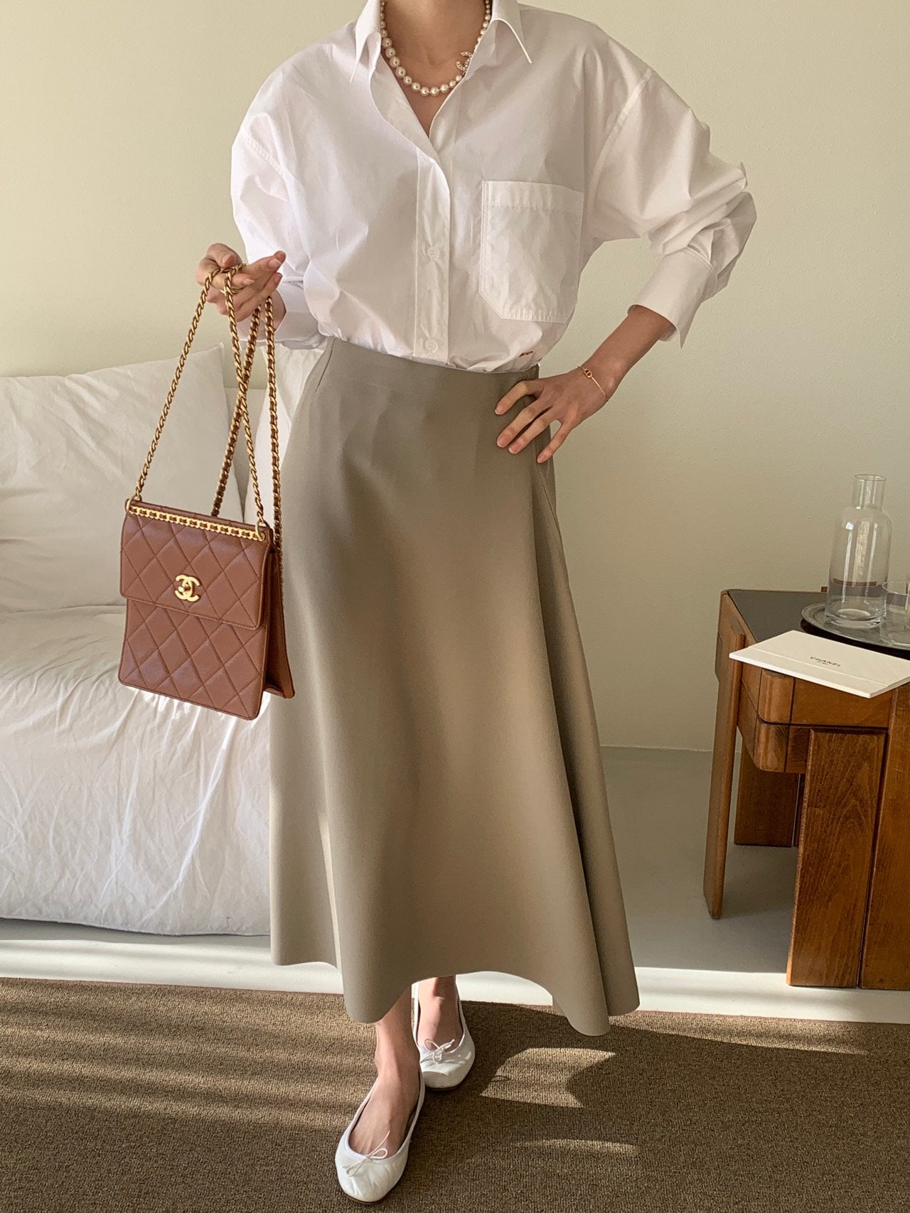 26ss로우게이지 재키 스판스커트