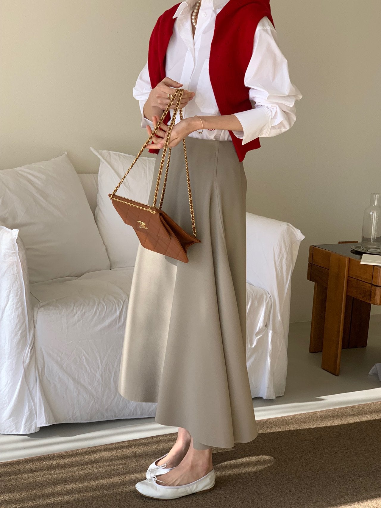 26ss로우게이지 재키 스판스커트