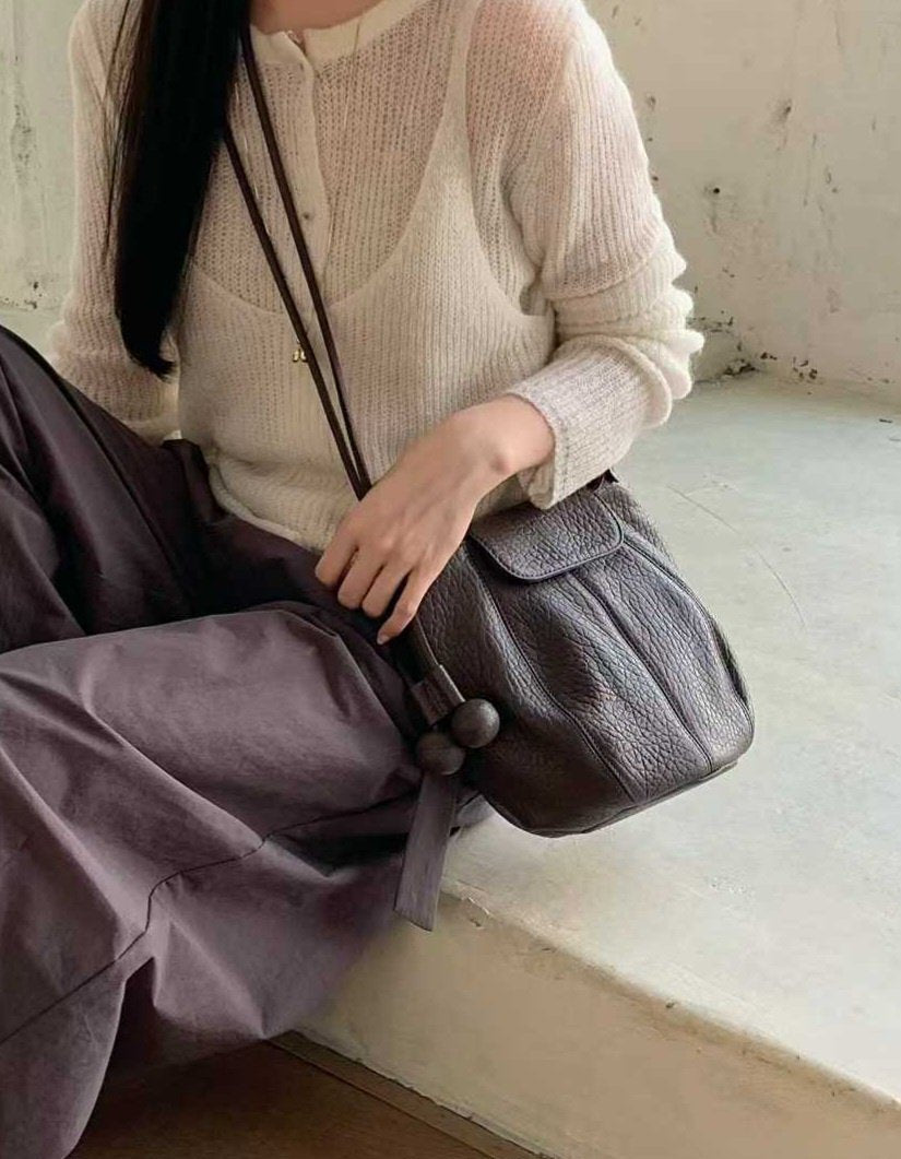 Hobak Soft Bucket Bag / 호박백 (양가죽)