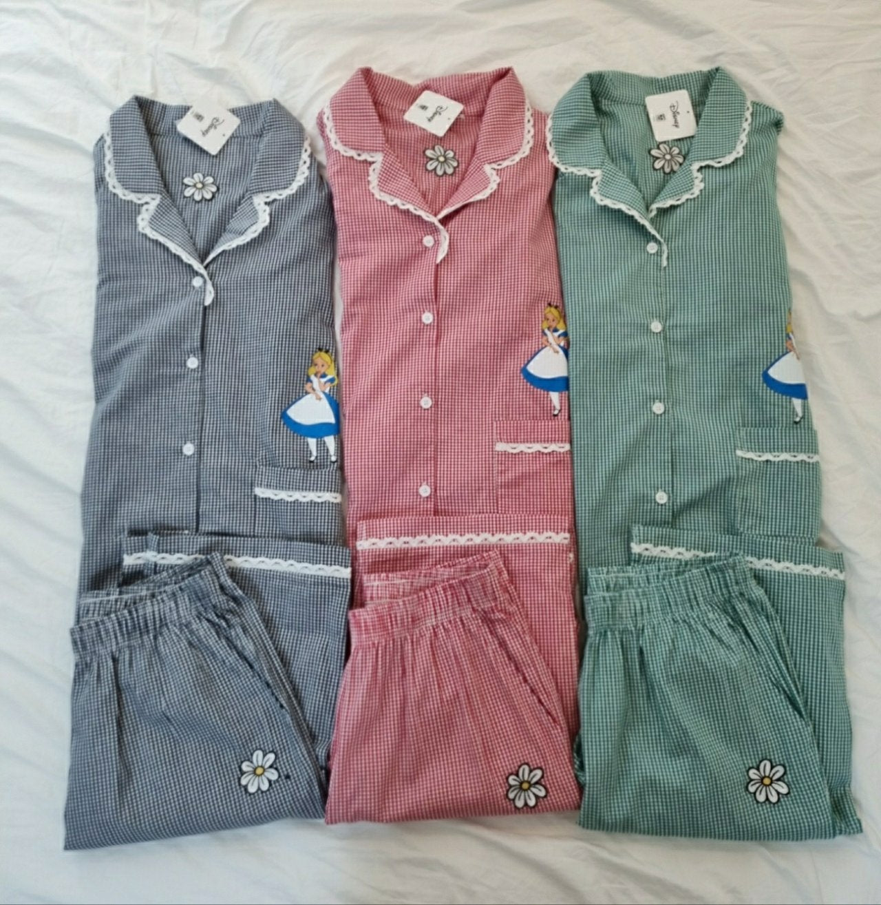 디즈니 앨리스 캐릭터잠옷 디즈니잠옷 파자마세트 파자마