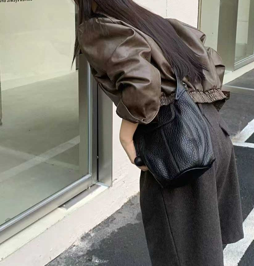 Hobak Soft Bucket Bag / 호박백 (양가죽)