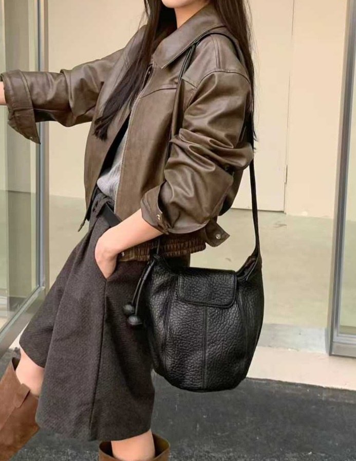 Hobak Soft Bucket Bag / 호박백 (양가죽)