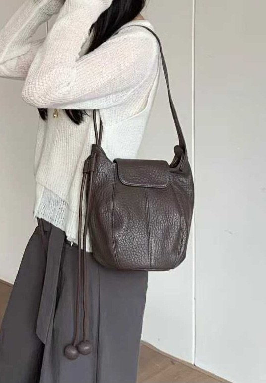 Hobak Soft Bucket Bag / 호박백 (양가죽)